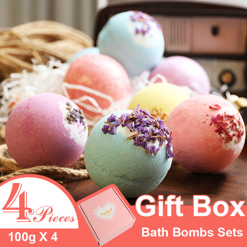 Fragrant Bath Gift Box Bath Agent Bubble Egg