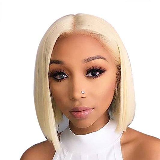 Blond Short Straight Wig