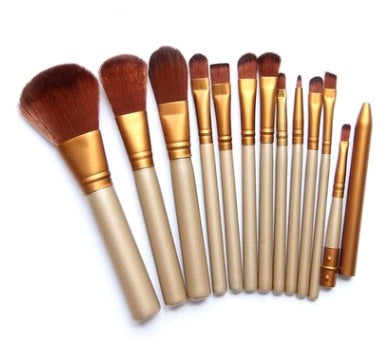 12 Makeup Brush Sets (Iron Box)