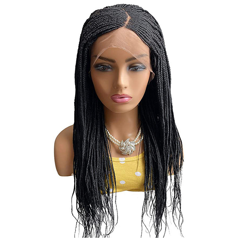 Front Lace African Small Curly Hair Ladies Wig