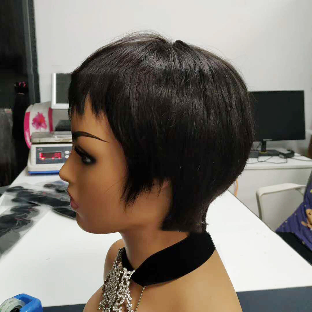 Human Hair Short Wig (Non Lace)