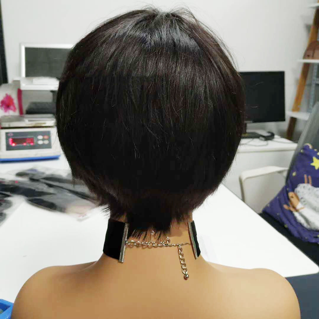 Human Hair Short Wig (Non Lace)