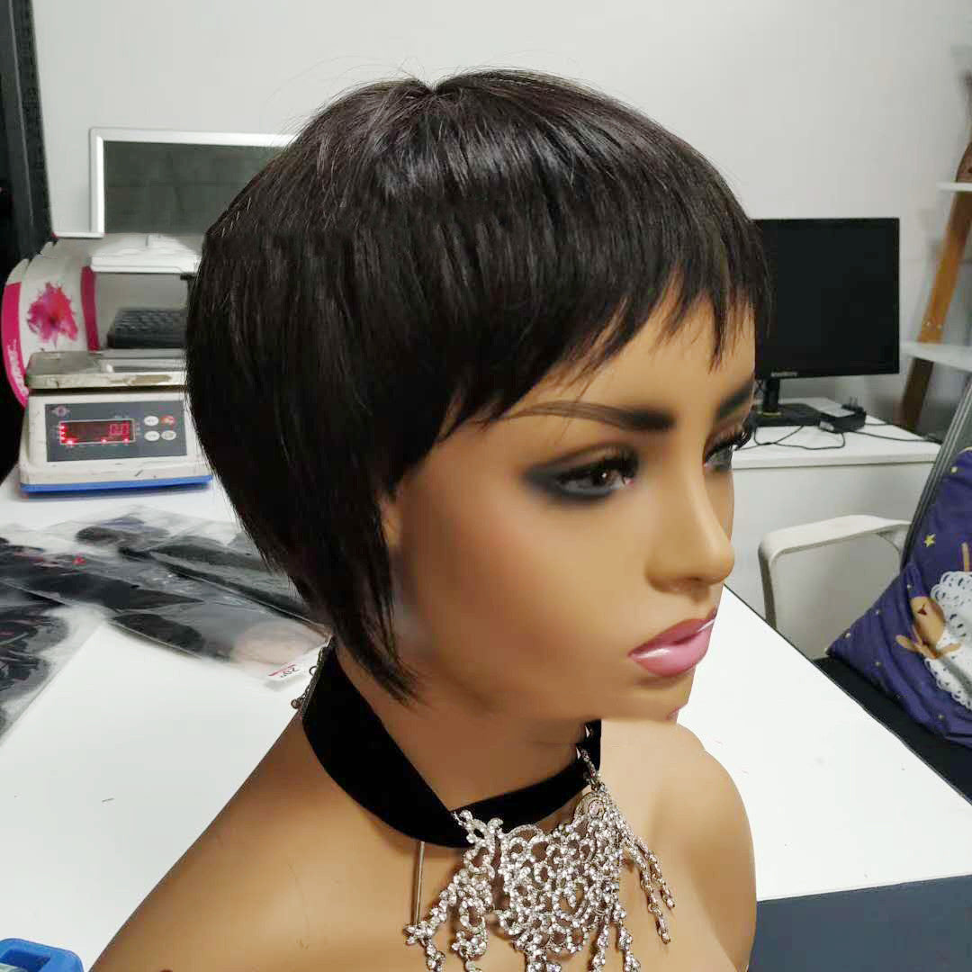 Human Hair Short Wig (Non Lace)