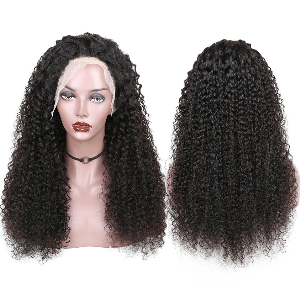 Brazilian Remy Kinky Curly Lace Front Wig