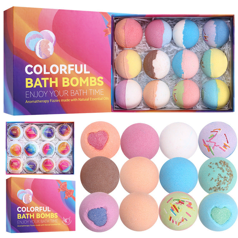 Flower Petal Bath Salt Bubble Bath Ball