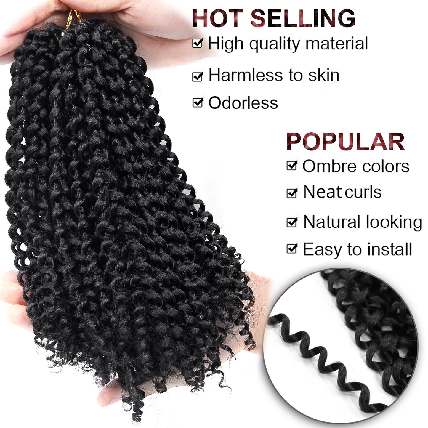 African Hair Extension (Crochet Hair)