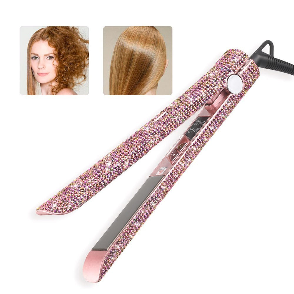 Titanium Plate Diamond Hair Straightener