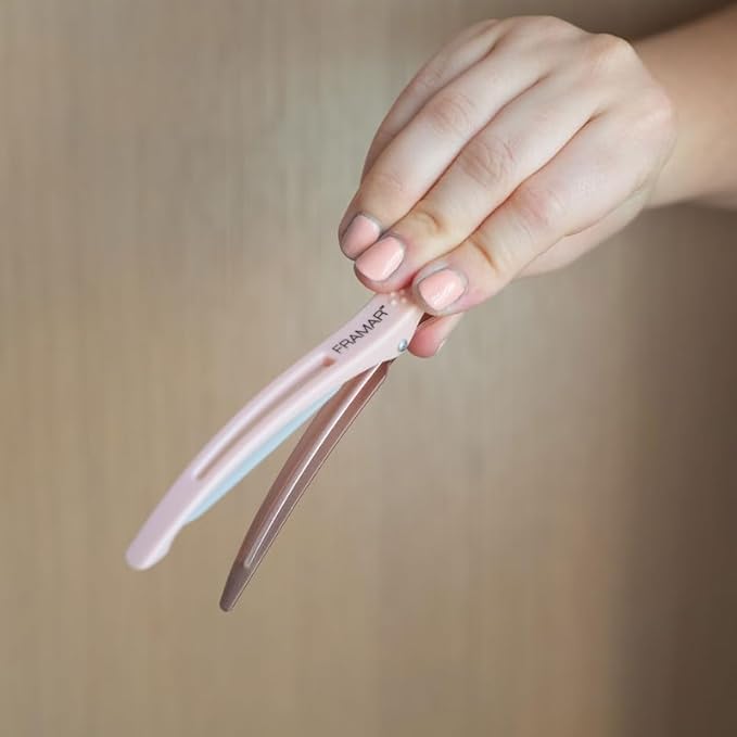 Neutral Creaseless Hair Clips – 10 Pack for Styling & Sectioning