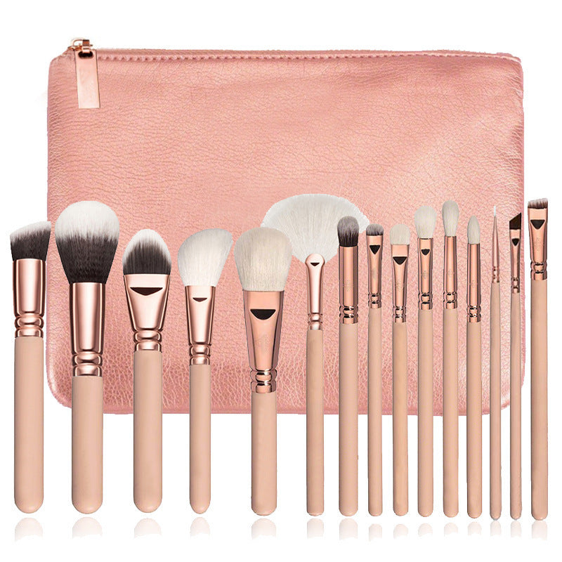 15 Makeup Brush With Bag