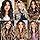 4pcs Black Curly Clip-In Hair Extensions – 20” Synthetic