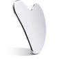 Nuanchu Stainless Steel Gua Sha Facial Tools Guasha for Face Metal Gua Sha Tighten Skin Massage Guasha Beauty Tool for Body Eyes Neck Massager with Travel Pouch Skin Care Gifts (Silver)