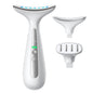 Facial and Neck Massager for Face, Neck - Skin Lifting & Firming - Wrinkle & Dark Circle Reducer - at Home Skin Care Face Sculpting Tool and Neck Massager-White
