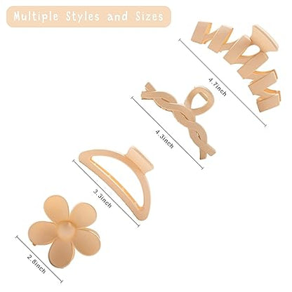 8PCS Flower Hair Claw Clips