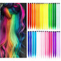 32pcs Rainbow Clip-In Hair Extensions – 20”, 16 Colors