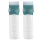 Pimoys Root Comb Applicator Bottle 6 Ounce, 2 Pack Oil Applicator for Hair Dye, Bottle Applicator Brush with Graduated Scale, Purple