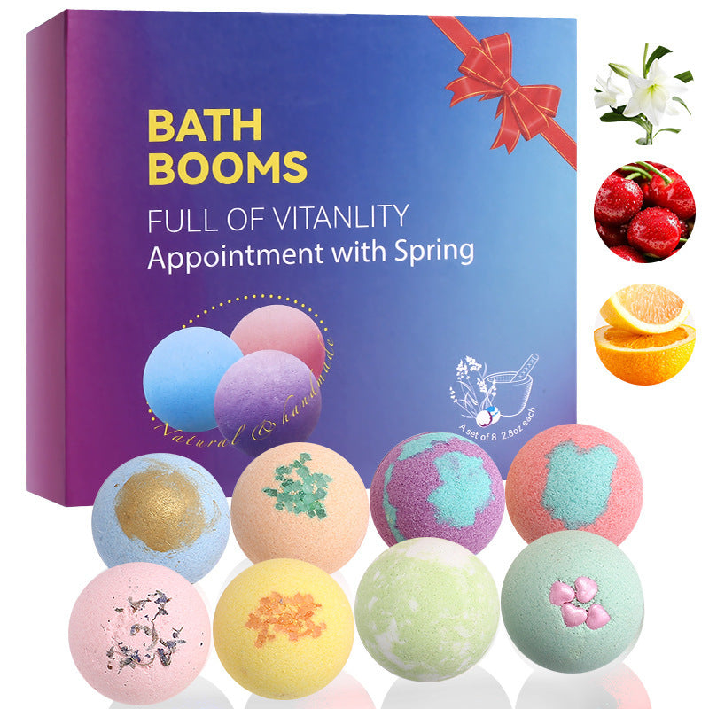 Flower Petal Bath Salt Bubble Bath Ball