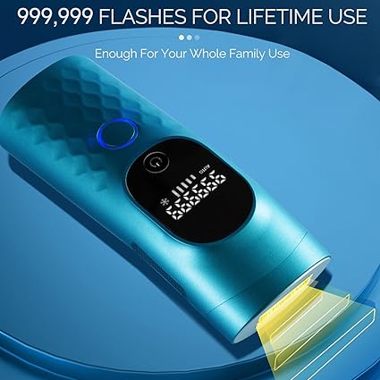 IPL Laser Hair Removal – 999,999 Flashes, Ice Cooling, with Shaver & Goggles