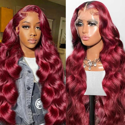 28 Inch Body Wave Lace Front Wigs Human Hair 13x4 HD Lace Front Wigs Human Hair Glueless Wigs Human Hair Pre Plucked Frontal Wigs Human Hair for Women 180% Density Body Wave Wig with Baby Hair