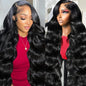 28 Inch Body Wave Lace Front Wigs Human Hair 13x4 HD Lace Front Wigs Human Hair Glueless Wigs Human Hair Pre Plucked Frontal Wigs Human Hair for Women 180% Density Body Wave Wig with Baby Hair
