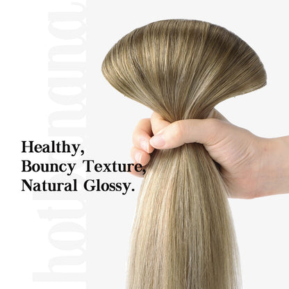 HOTBANANA 14” Ombre Clip-In Hair – 7pcs Human Hair, 120g