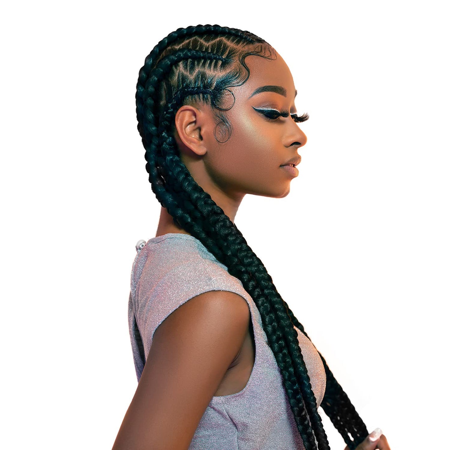 Sensationnel Braids African Collection 6X X-Pression Pre-Stretched Braid 58" (1-PACK, 4)