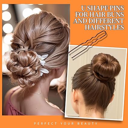 300pcs Hair Pin & Band Set – Bobby Pins & Hair Ties for Women