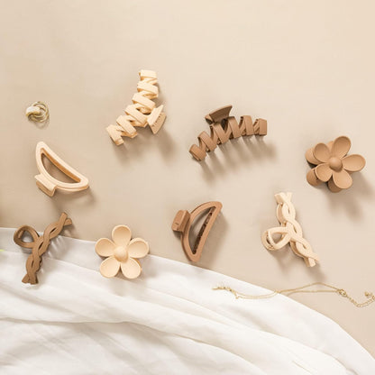 8PCS Flower Hair Claw Clips