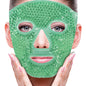ZNÖCUETÖD Cold Face Eye Mask Ice Pack Reduce Face Puff, Dark Circles, Gel Beads Hot Heat Cold Compress Pack, Face SPA for Woman Sleeping, Pressure, Headaches, Skin Care, Post Laser Care[Blue]