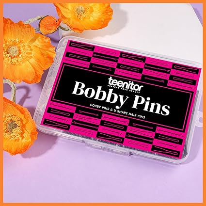 300pcs Hair Pin & Band Set – Bobby Pins & Hair Ties for Women