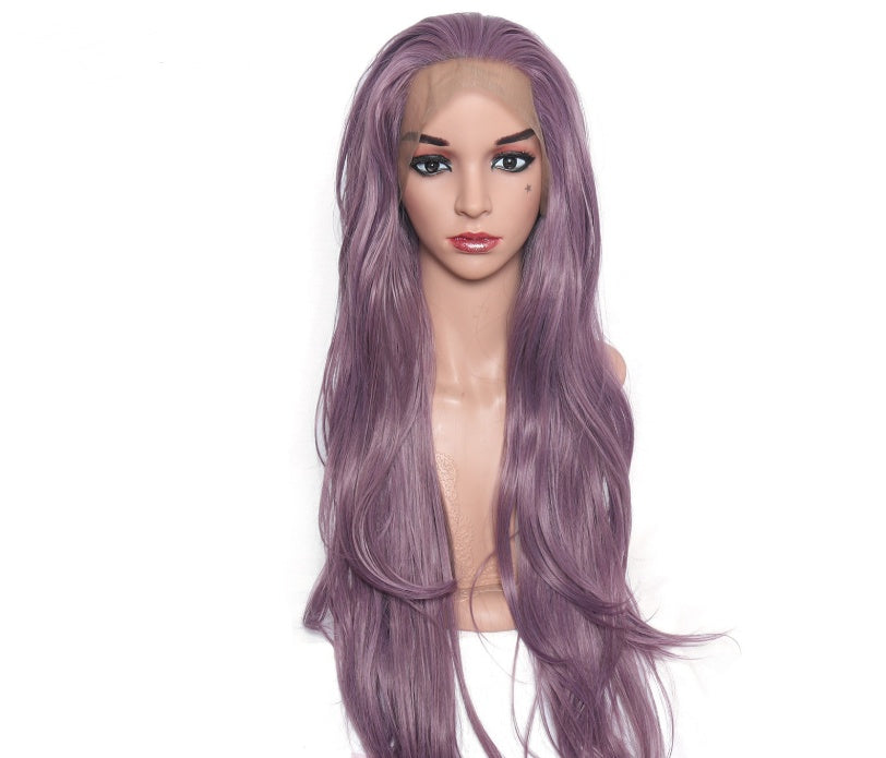 Purple Curly Wig