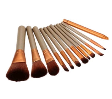 12 Makeup Brush Sets (Iron Box)