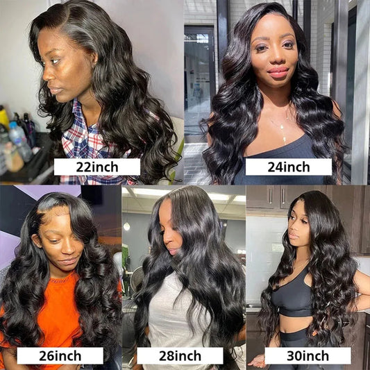 Cheap Wholesale 30 32 Inch Body Wave 3 4 Bundles Brazilian Hair Water Wavy Weave Human Hair Bundles Extensions Tissage For Women