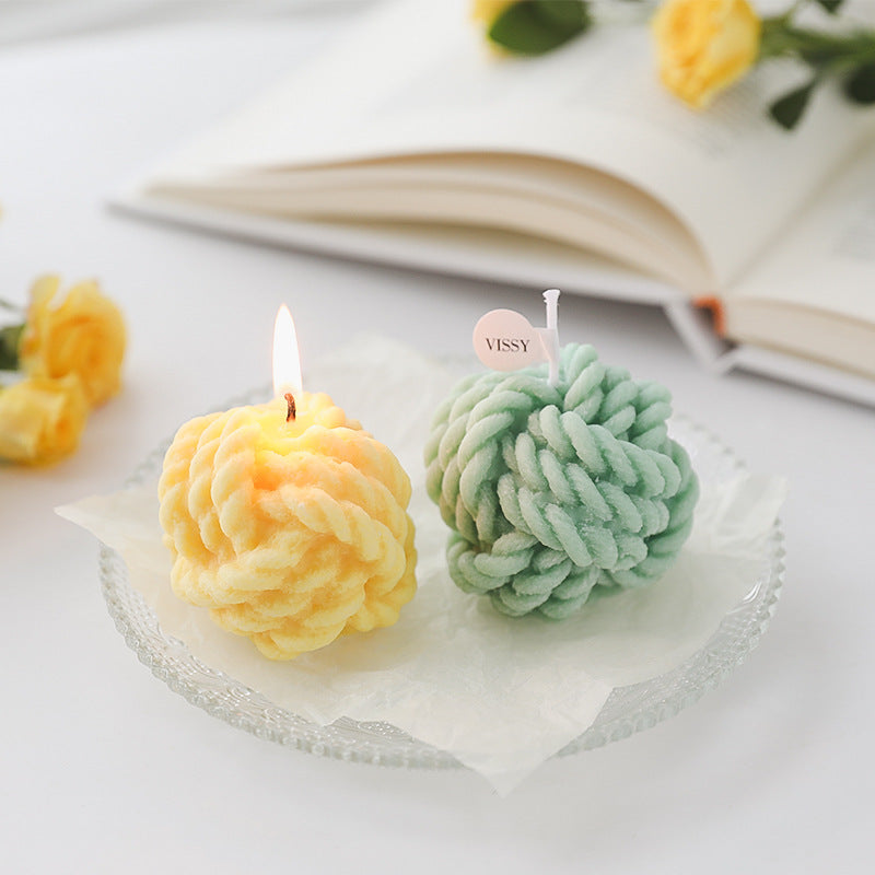 Aromatherapy Souvenir Photo Props Small Wool Candles