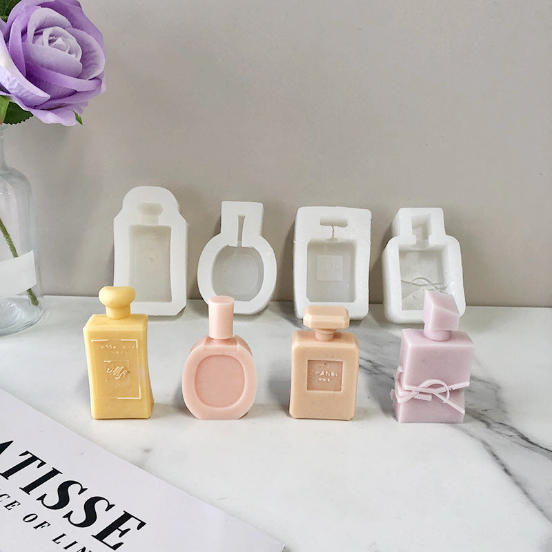 Scented Candles In The Shape Of Perfume Bottles