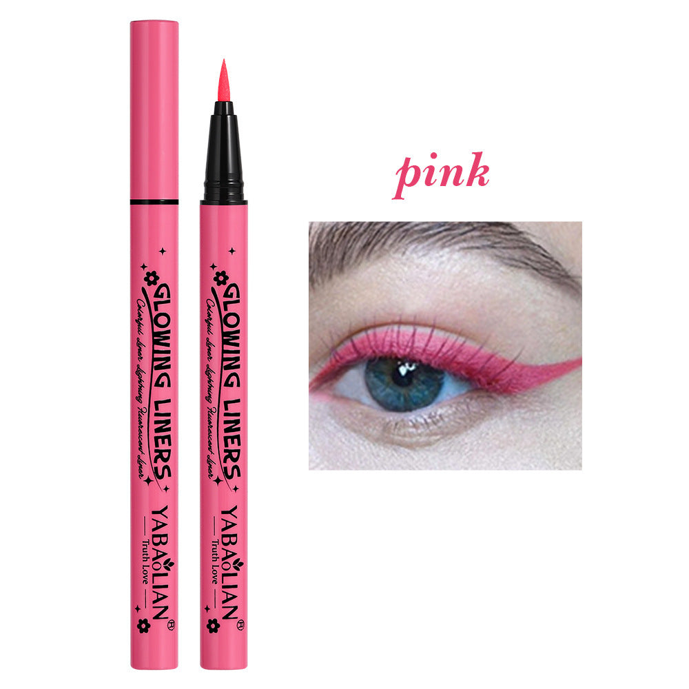 Eyeliner Fluorescent Makeup Waterproof And Sweatproof