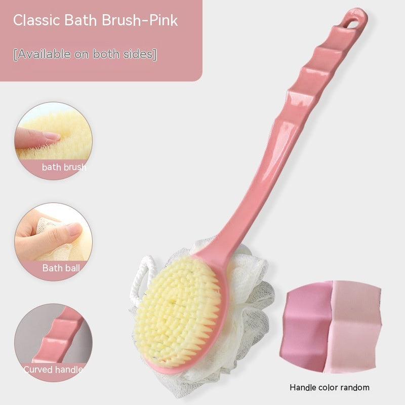 Bath Brush Back Soft Hair Bath Female Bath Brush Back Rub Bath Towel