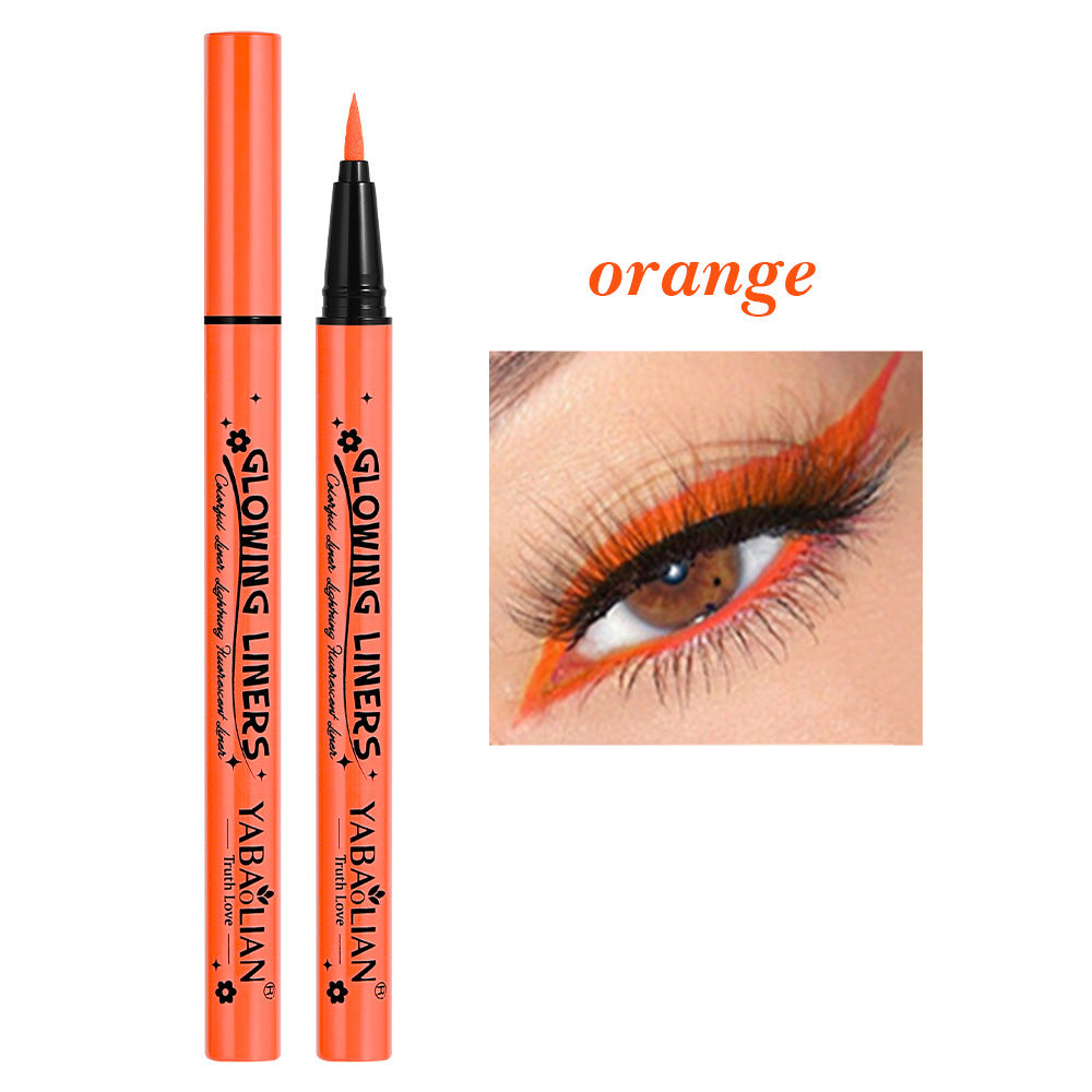 Eyeliner Fluorescent Makeup Waterproof And Sweatproof