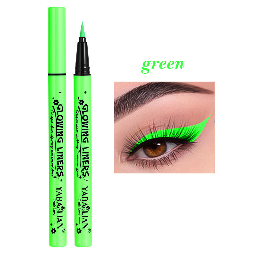 Eyeliner Fluorescent Makeup Waterproof And Sweatproof