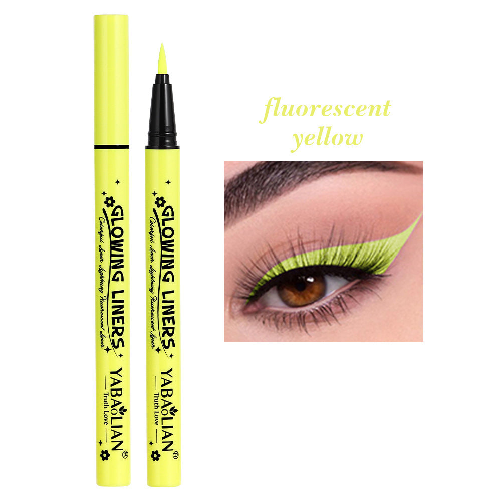 Eyeliner Fluorescent Makeup Waterproof And Sweatproof